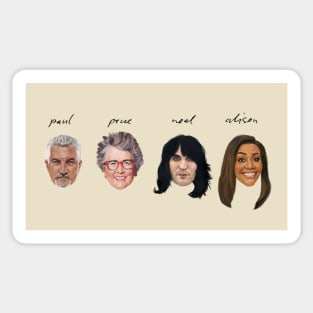 The Great British Bake Off - The Hosts - Hand-Drawn *Updated* Sticker